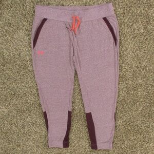 Under Armour Purple and Orange Track Pants